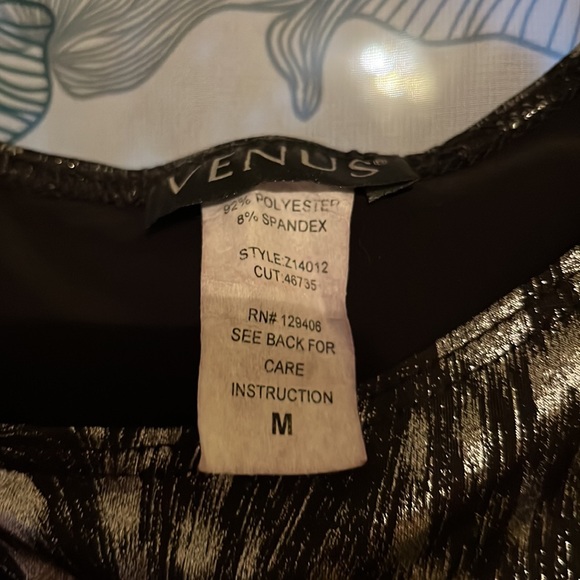 Venus Brand excellent concert  sparkly shirt - Picture 3 of 4